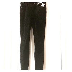 NWT Rewash Velvet Leopard Jeans